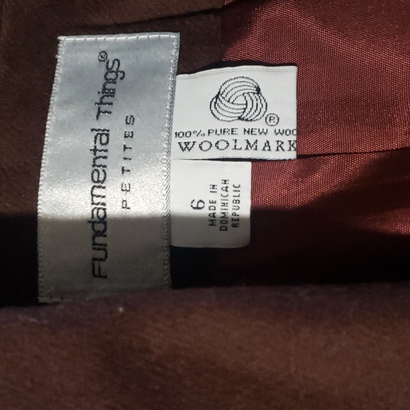 Fundamental Things Brown Blazer - Picture 4 of 5